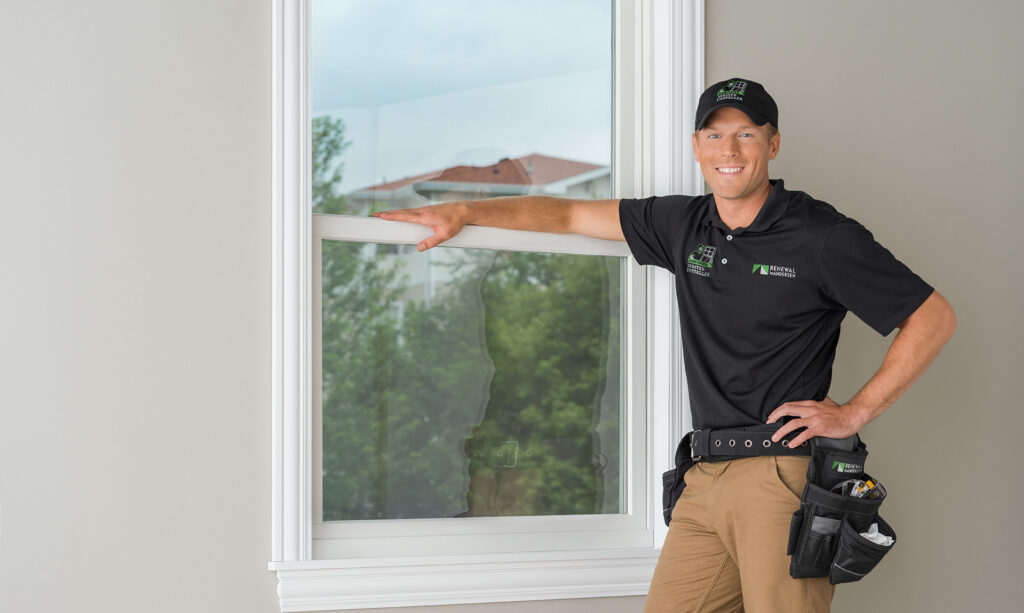 Renewal Al With White Double Hung Window